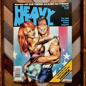 HEAVY METAL Vol.7 #3, 4 (1983) Sharp Set Of 2 FANTASY ART Legendary Creators