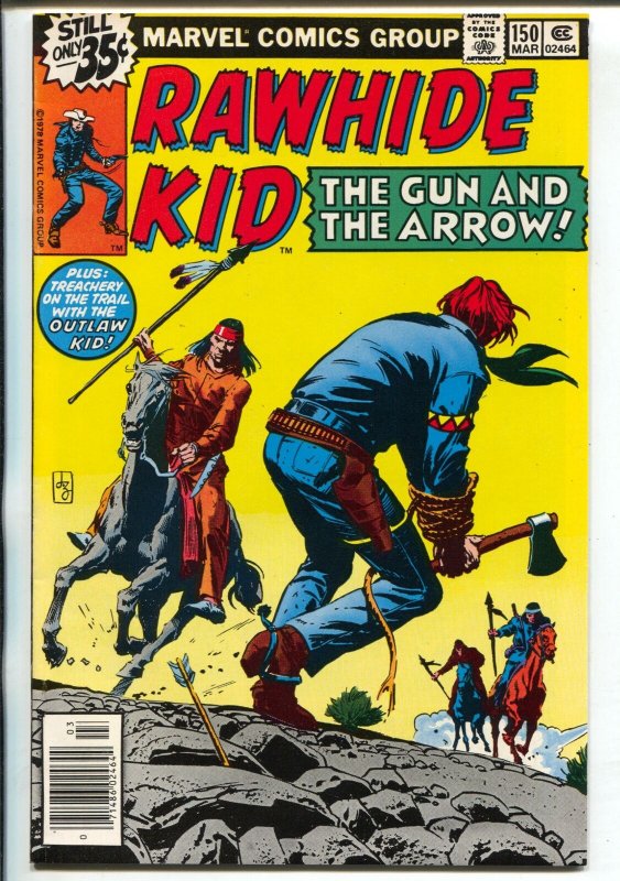 Rawhide Kid #150 1978-Marvel-Outlaw Kid-Roussos-penultimate issue-VF/NM