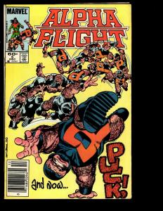 12 Alpha Flight Marvel Comics # 3 4 5 7 23 41 48 49 50 51 62 64 EK4 