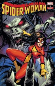 SPIDER-WOMAN #1 TYLER KIRKHAM Morbius Variant Cover 2020 Marvel KEY ISSUE