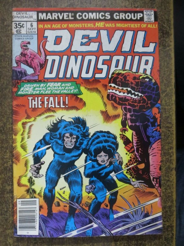 DEVIL DINOSAUR 6 VG September 1978 COMICS BOOK