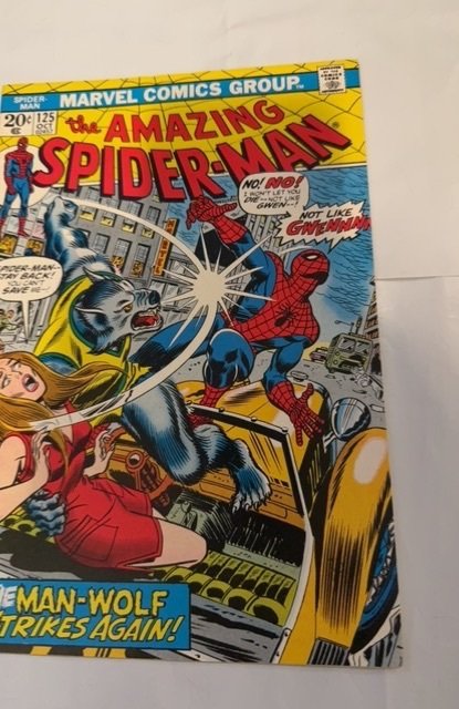 The Amazing Spider-Man #125 (1973)Manwolf strikes again