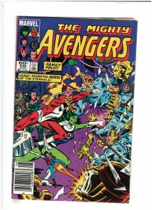 Avengers #246 VG- 3.5 Newsstand Marvel 1984 She-Hulk & Starfox 