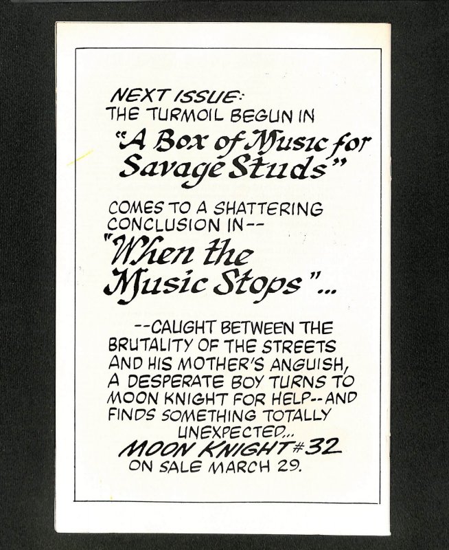 Moon Knight (1980) #31