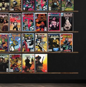 Huge Lot 150+ Comics with The Punisher, X-Force, Punisher War Journal & More!