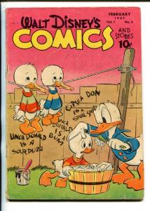 WALT DISNEY'S COMICS AND STORIES #72-1947-DELL-CARL BARKS-MICKEY-DONALD DUCK-vg