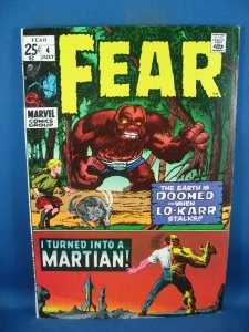 FEAR 4 VF  GIANT SIZE SQUAREBOUND MARVEL 1971