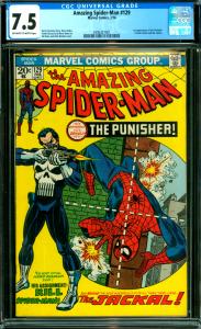 Amazing Spider-Man #129 CGC Graded 7.5 1st Punisher & The Jackal