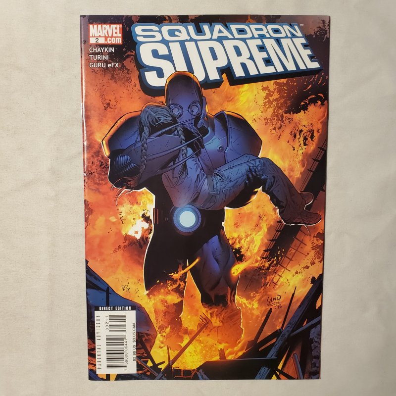 Squadron Supreme 2 Very Fine Cover by Greg Land