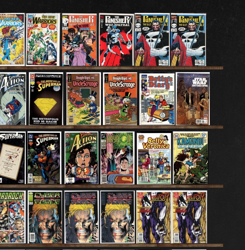 Huge Lot 150+ Comics with Conan The Barbarian, Action Comics & More!