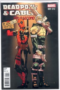 Deadpool & Cable: Split Second #1 Anka Cover (2016) Cable
