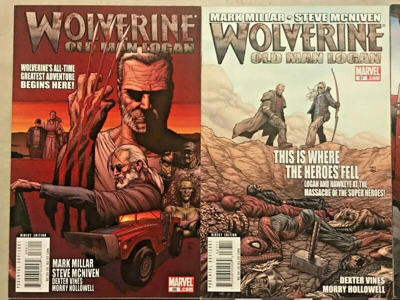 WOLVERINE#66-72 VF/NM LOT 2008 'OLD MAN LOGAN'  MARVEL COMICS