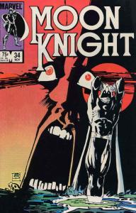 Moon Knight (1st Series) #34 FN; Marvel | save on shipping - details inside