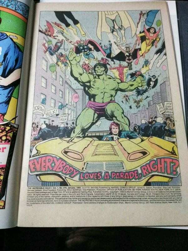 The Incredible Hulk #259, #269 & #279 (May 1981, Marvel) Beautiful High Grade!