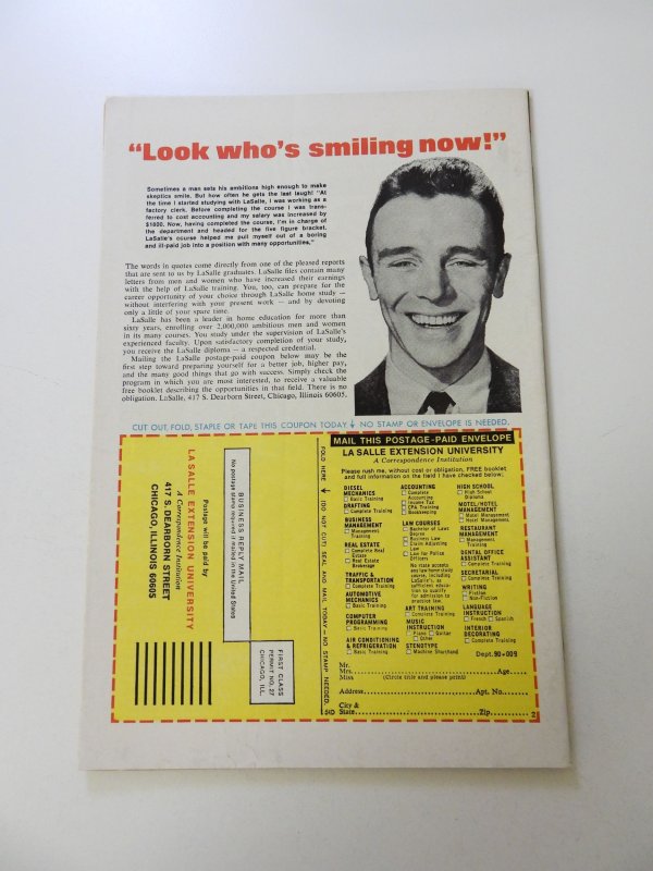 Captain Marvel #27 (1973) VG/FN condition subscription fold