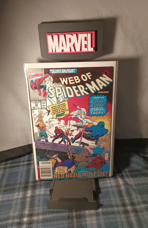 Web of Spider-Man #72 Newsstand Edition (1991)