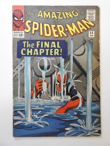 The Amazing Spider-Man #33 (1966) GD/VG Condition! 1 1/2 in spine split