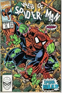 Web of Spider-Man #70 (1989) - 7.0 FN/VF *1st Appearance Spider-Hulk*