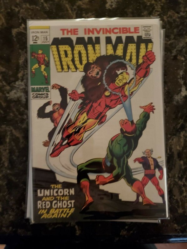 IRON MAN #15 (Marvel,1969) Condition VG/FN