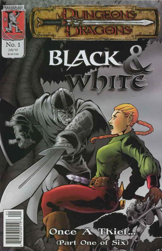 Dungeons and Dragons: Black & White #1 VF/NM; Kenzer and Company | save on shipp