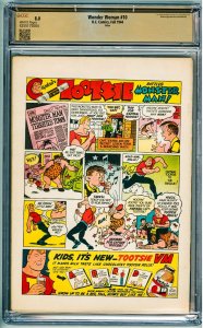 Wonder Woman #10 (1944) CGC Pedigree Grade 8.0! White Pages! Eldon!