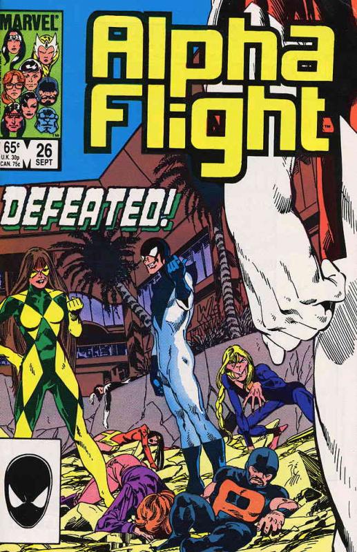 Alpha Flight (1st Series) #26 VF/NM Marvel - save on shipping - details inside