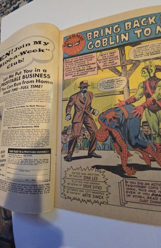The Amazing Spider-Man #27 (1965)crime master/green goblin