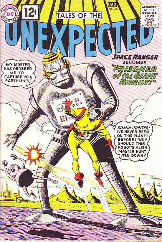 Tales of the Unexpected #68 (Jan-62) FN+ Mid-Grade Space Ranger, Cyrl