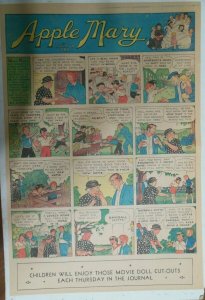 Apple Mary Sunday Page by Martha Orr from 7/21/1935 Size Full Page 15 x 22 inch