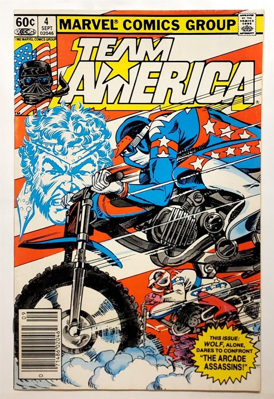 Team America #4 Newsstand (Sept 1982, Marvel) 5.0 VG/FN