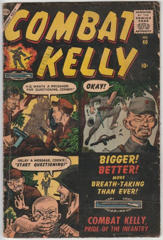 Combat Kelly #40 (Dec-56) VG Affordable-Grade Combat Kelly