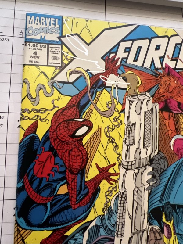 X-Force #4  (Signed: Rob Liefeld) 1991