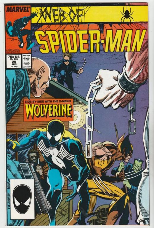 Spider-Man, Web Of #29 (Aug-87) NM- High-Grade  Spider-Man