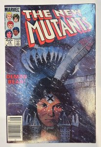 (1992) NEW MUTANTS #18 NEWSSTAND VARIANT COVER! 1st Sienkiewicz art!