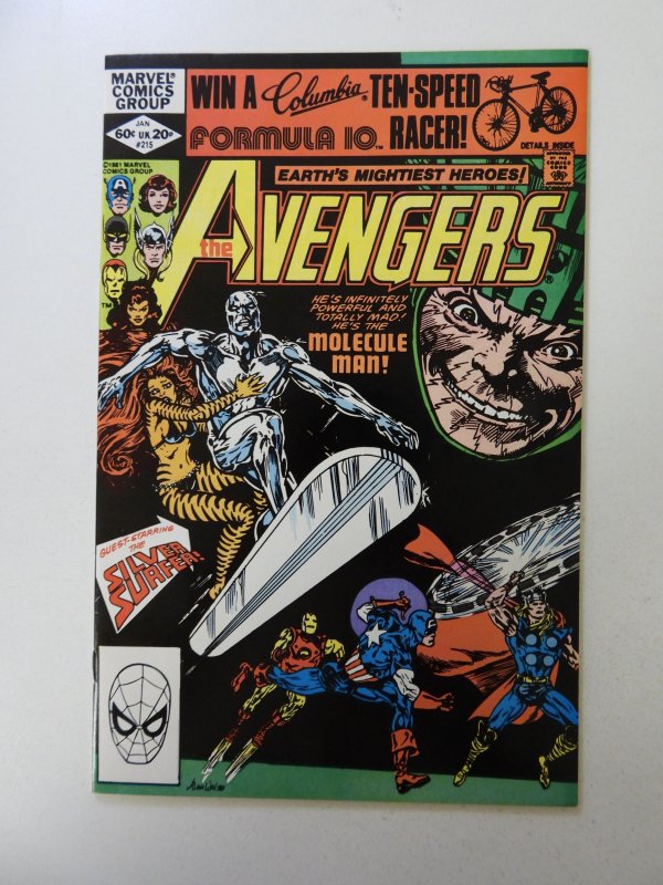 The Avengers #215 (1982) VF condition