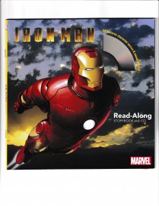 IRON MAN (2016) MARVEL PRESS | SOFTCOVER | READ ALONG STORYBOOK W/ CD | NEW