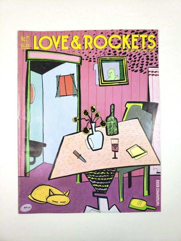 LOVE and ROCKETS No. 27 Fantagraphics 1st Printing 1988 Adult Comic Magazine