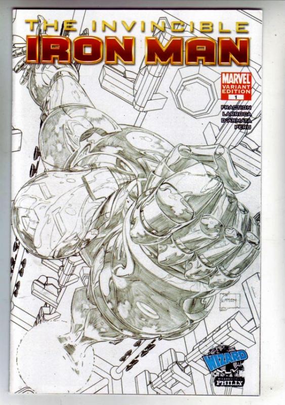 Invincible Iron Man Wizard Philly #1 (Jul-09) NM/NM- High-Grade Iron Man