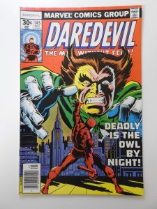 Daredevil #145 (1977) Deadly Is The Owl By Night! Beautiful NM- Condition!