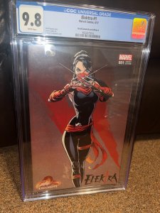 Elektra Vol 4, #1 (2017), J Scott Campbell A Variant CGC Graded 9.8