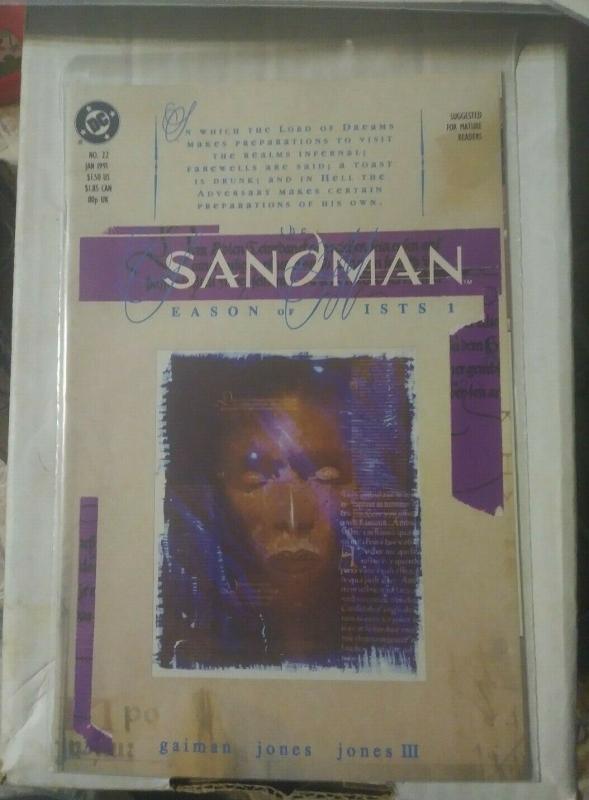 SANDMAN # 22 1990 DC COMICS NEIL GAIMAN  season  of mists pt 1 +1ST DANIEL KEY