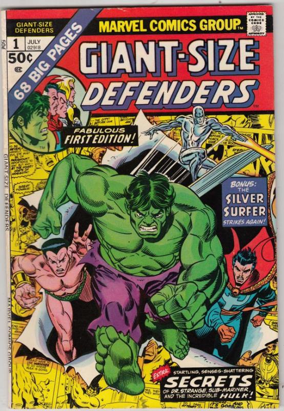 Giant-Size Defenders #1 (Jul-74) NM- High-Grade Dr.Strange, Namor, Hulk, Silv...