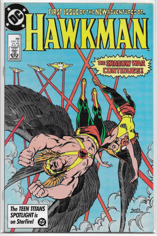 Hawkman (vol. 2, 1986) # 1 VG Isabella/Howell