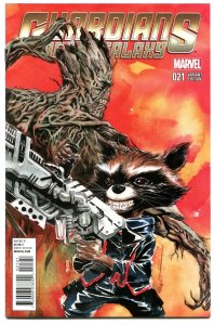 Guardians of The Galaxy #21 Rocket & Groot Variant Cover Marvel Comics