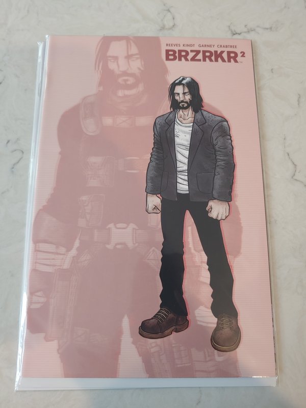 BRZRKR (BERZERKER) #2 3RD PRINT GRAMPA VARIANT BOOM! STUDIOS COMICS KEANU REEVES