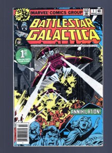 Battlestar Galactica #1 - 1st. Issue. Dave Cockrum, Bob McLeod Art. (4.0) 1979