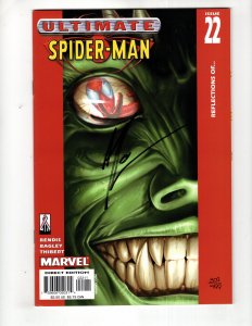 Ultimate Spider-Man #22 (2002) Sugned on Cover w/COA