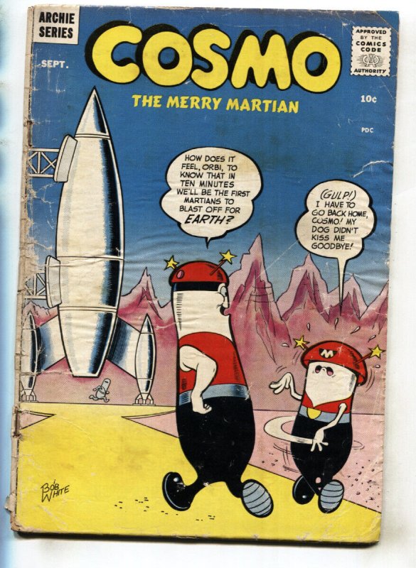 Cosmo The Merry Martian #1 1958-Archie-1st issue-sci-fi-Bob White art-comic book