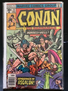 Conan the Barbarian #72 (1977)