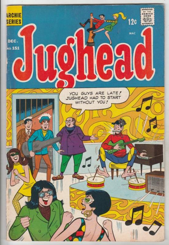 Jughead, Archie's Pal #151 (Dec-67) FN/VF Mid-High-Grade Archie, Betty, Veron...